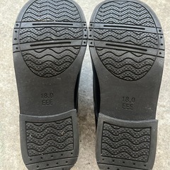 子供用 フォーマルシューズ 黒 18.0cmの画像