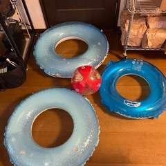 浮き輪 ３個セット　海水浴 水遊び 夏休み レジャーの画像