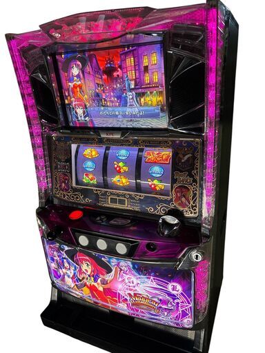 即使用可・美品】マジカルハロウィン4 実機 スロット本体
