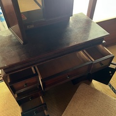 三面鏡　椅子付きの画像