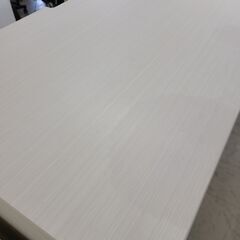 J1205【リユースのサカイ柏店】タカシン家具工業　伸縮レンジ台　ホワイト木目　クリーニング済の画像