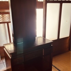 三面鏡　椅子付きの画像