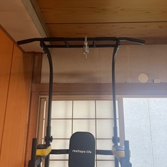 ぶら下がり健康器 背筋伸ばし/腹筋/懸垂/筋トレ全身ストレッチjsl-201bの画像