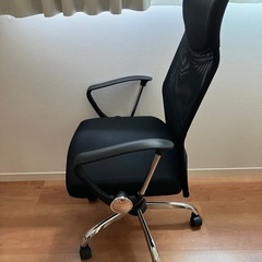 ニトリ ワークチェア インバネス MC ブラック NITORI 6620751の画像