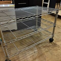 【ジャングルジャングル深井店】★3段メタルラック スチールラック 収納 家具 クリーニング済 堺市（中区 堺区 東区 西区 南区 北区）和泉市 河内長野市 富田林市 松原市 狭山市 深井 【FU2525】の画像