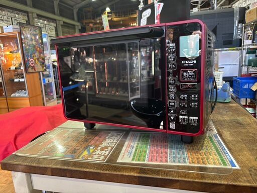 美品 日立 MRO-HE4Y(R) オーブンレンジ Amazon | 日立 電子レンジ オーブン機能付き オーブンレンジ 22L