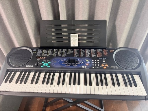 CASIO カシオ LK-35 電子ピアノ スタンド 譜面台付き (oka1) 末