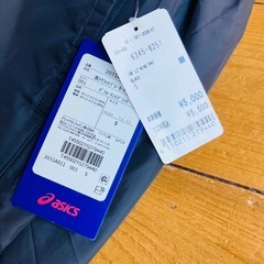 【新品未使用】ASICS ウィンドブレーカーパンツ　アシックス Sサイズ 黒の画像