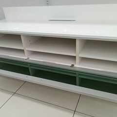 ★リユースのサカイ日立店★HJ7289  テレビ台 ホワイト H58.5×D47×W160 クリーニング済み の画像