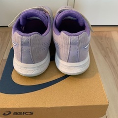 Asics 女の子用靴　19.5cmの画像