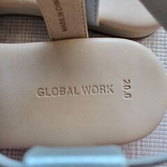 子供　サンダル　GLOBAL WORK　19cmの画像