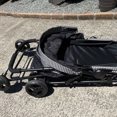 ジェックス わんわんカート 多頭用DXplus 千鳥柄ブラッ ク（1台）犬用カート バギー デラックスプラス 散歩ペッ ト用品の画像