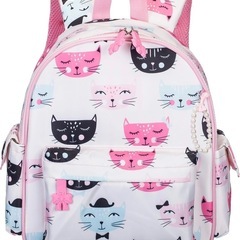 リュック ピンク 猫 女の子 遠足 お出かけ ピクニック 孫 夏休み
