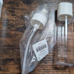 資生堂　エリクシール　化粧水空き容器（USED）&ディスペンサー（未使用）　の画像