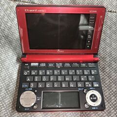 CASIO カシオ EX-Word 電子辞書 XD-D6500 レッドの画像