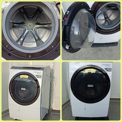 M50【HITACHI】2020年製　ドラム式　電気洗濯乾燥機   自動投入　11kg/6kg BD-SX110EL の画像
