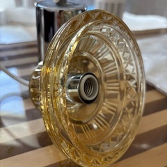 【50%OFF】キシマ ヴェトロ １灯 ガラス ペンダントライト アンバー の画像