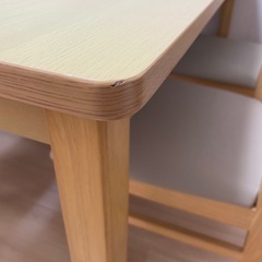 ニトリのダイニング4点セット【8月処分】 の画像