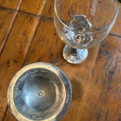 【美品】SEAGULL pewter ペアグラスの画像