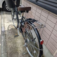 （レイ様限定）電動アシスト自転車 シティタイプ 黒の画像