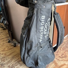訳あり低価格💥キャディバッグ⛳️Callaway⭐️GOLFBIGBERTHA ブラック黒ゴルフバッグゴルフの画像