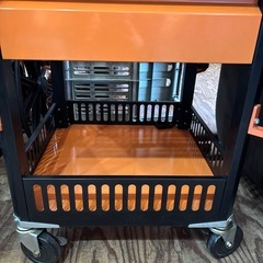 TONE 工具キャビネット🛠 鍵付き️🔒キャスター付き🛞ツールキャビンTC2001オレンジ🧡TONETOOLCABINトネ収納 の画像