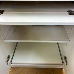 【ジャングルジャングル深井店】★キッチンカウンター 白 ホワイト キッチン家具 家具 クリーニング済 堺市（中区 堺区 東区 西区 南区 北区）和泉市 河内長野市 富田林市 松原市 狭山市 深井 【FU2535】の画像