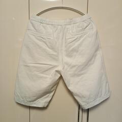ホワイト ハーフパンツ Mサイズの画像