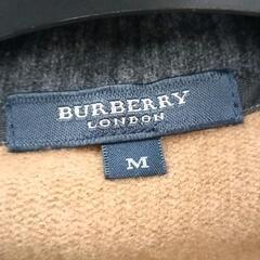 0802-258 BURBERRY　LONDON　ハーフジップウールニット　Мの画像