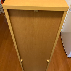 スリム収納棚  木目調 すきま収納の画像