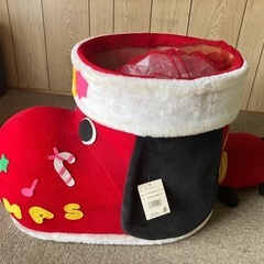 ブーツ犬？　ノベルティ？　クリスマス用品？の画像