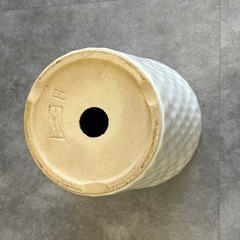 植木鉢 陶器 7号 ポット 白 ホワイトの画像