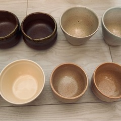 陶器　小さめの和食器、洋食器　14点の画像
