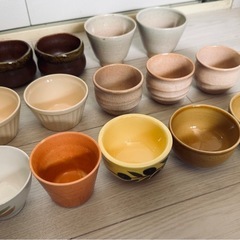 陶器　小さめの和食器、洋食器　14点