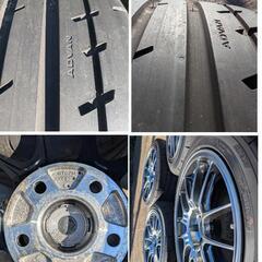 ENKEI エンケイ レーシング GTC02 18インチ＆ ADVAN APEX アドバン アペックス 　４本セットF8.5J 43 112 235/40R18、R9.5J 45 112 255/35R18の画像