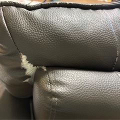 至急ですので値引きもします！ KINSIN家具 3人掛けソファの画像