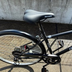 マルイシ クロスバイク 6段 27インチ ブラック 中古 自転車 買取の画像