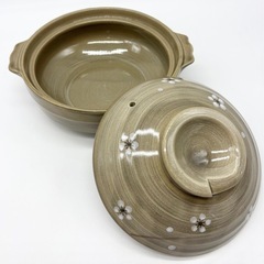 値下げ↓未使用◆一人用土鍋◆約22×19×11cmの画像
