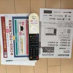 中古テレビ SHARP AQUOS 4T-C40AJ1 （台東区駒形／引き取り希望）の画像