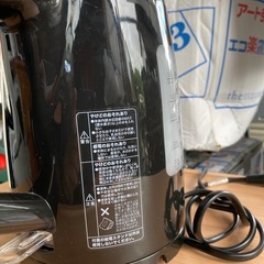 電気ケトル（黒）の画像