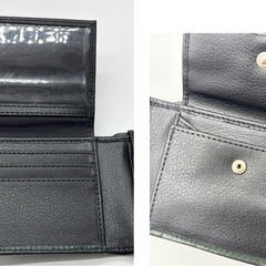 中古◆二つ折り財布◆緑◆の画像