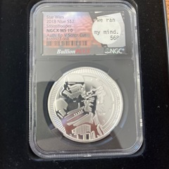 【アンティークコイン】Star Wars鑑定品 1oz silver coinの画像