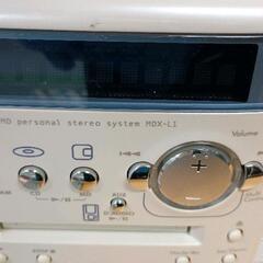 0802-149 KENWOOD CDプレーヤー MDパーソナルステレオシステム MDX-L1の画像