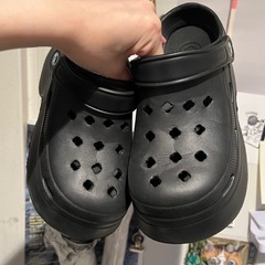 厚底　サンダル　クロックス風
の画像