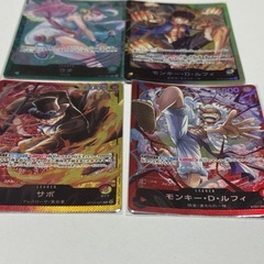 ワンピースカード　セット　ルフィ　サボ　ウタの画像
