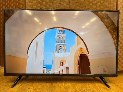 TCL製☆43型液晶テレビ☆YouTube、Netflix☆1年間保証付き (買取