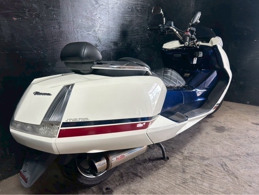 ヤマハ　マグザム250 SG21J 社外マフラー二本出し中古 ヤマハ マグザム250 社外マフラー中古SG17J用 かち上げマフラー