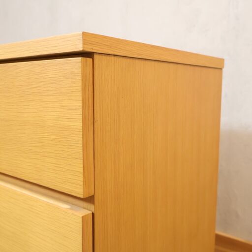 人気の無印良品(MUJI)のオーク材 キャビネット大・木製扉！ナチュラル