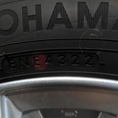 今お得！　YOKOHAMA　スタッドレス　スタッドレスタイヤ　アルミタイヤ　iceGUARD　iG60　155/65/14　75Q　14インチ　4穴　IN45　14×4.5Jの画像