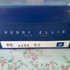 PERRY ELLIS パンプス　靴　ローファー　ブラウン　24cmの画像